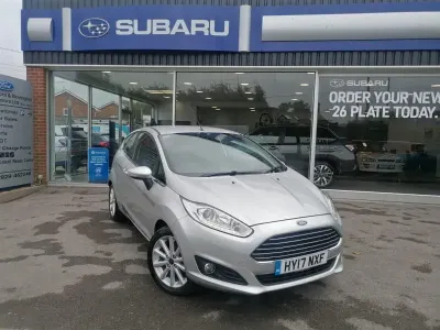 Used Ford Fiesta Titanium 125 HP (91 kW) 2017 Silver Hatchback