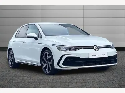 Used VW Golf VIII R-line 150 HP (110 kW) 2022 White Hatchback