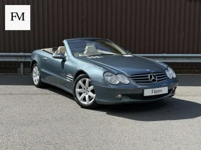 Used Mercedes SL350 2004 Blue Cabriolet