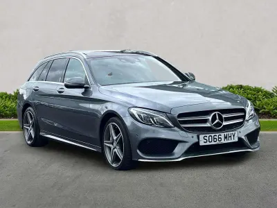 Second-hand Mercedes C220 AMG Line Premium Plus 2016 Gri Break