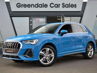 Used Audi Q3 S-Line 190 HP (139 kW) 2019 Blue SUV
