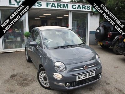 used Fiat 500 1.2 CONVERTIBLE LOUNGE 2d 69 BHP NEW SHAPE Convertible