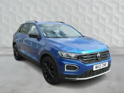 Used VW T-Roc Black Edition 150 HP (110 kW) 2021 Blue SUV
