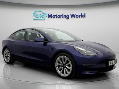 Blue Used 2021 Tesla Model 3 Long Range AWD Sedan | £17,400 (Fair price)