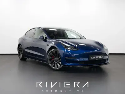 Used Tesla Model 3 Performance 461 kW (627 HP) 2023 Blue Sedan