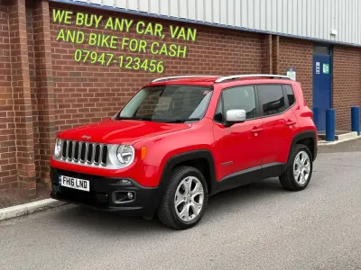 Begagnad Jeep Renegade Limited 2016 Röd SUV