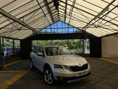 Used Skoda Octavia Scout 150 HP (110 kW) 2018 Silver Estate