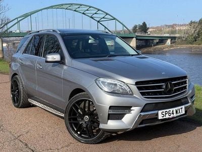 Used Mercedes ML350 AMG line 258 HP (189 kW) 2015 Silver SUV