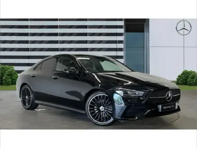 Used Mercedes CLA200 AMG Line Premium Plus 161 HP (118 kW) 2025 Black Coupe