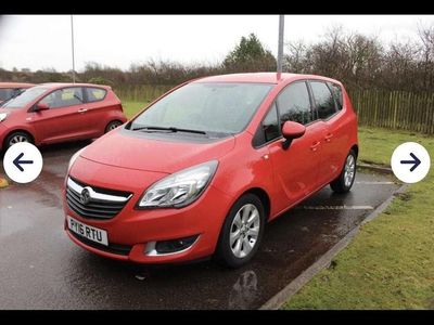 Used Vauxhall Meriva 100 HP (73 kW) 2016 Red MPV