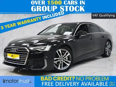 Used Audi A6 S-Line 299 HP (219 kW) 2022 Black Sedan