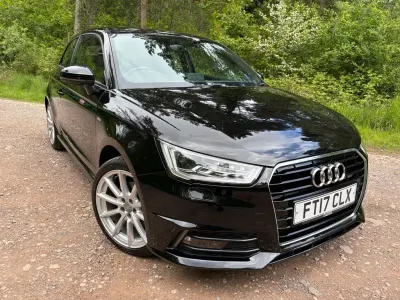 Used Audi A1 S-Line 125 HP (91 kW) 2017 Black Hatchback