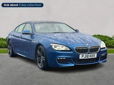 Begagnad BMW 640 M Sport 313 HK (230 kW) 2018 Blå Sportkupé