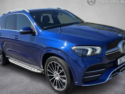Used Mercedes GLE300 AMG line 245 HP (180 kW) 2021 Blue SUV