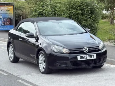 Used VW Golf Cabriolet S 2012 Black Cabriolet