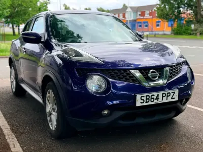 Used Nissan Juke Acenta Premium 115 HP (84 kW) 2014 Blue SUV