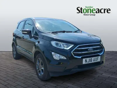 Used Ford Ecosport Zetec 125 HP (91 kW) 2018 Black SUV