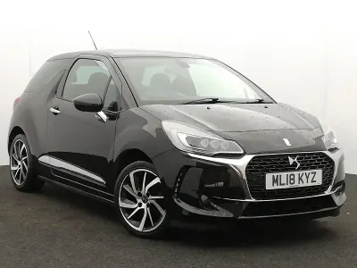 Used DS Automobiles DS3 110 HP (80 kW) 2018 Black Hatchback