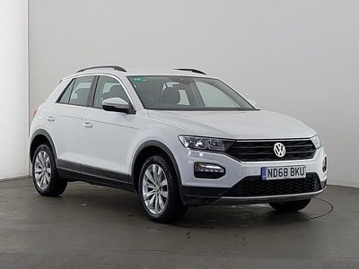 Used VW T-Roc SE 115 HP (84 kW) 2018 White SUV
