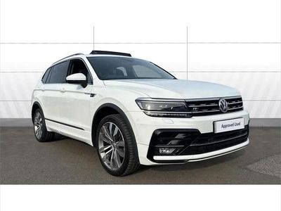 Used VW Tiguan Allspace R-line 150 HP (110 kW) 2019 White SUV