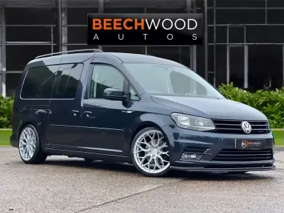 Used VW Caddy Maxi S 150 HP (110 kW) 2017 Blue MPV
