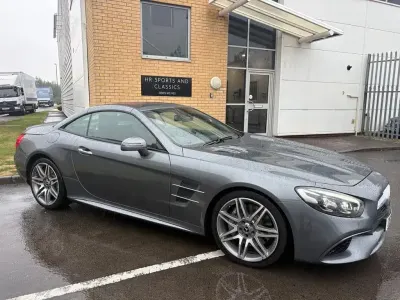 Used Mercedes SL500 AMG line 455 HP (334 kW) 2019 Grey Cabriolet