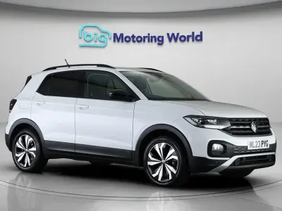 Begagnad VW T-Cross Black Edition 110 HK (80 kW) 2023 Vit SUV