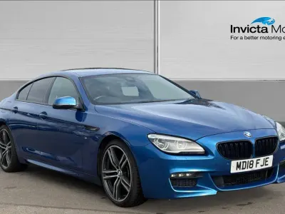 Begagnad BMW 640 M Sport 313 HK (230 kW) 2018 Blå Sportkupé