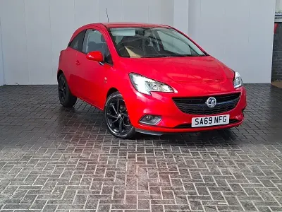 Used Vauxhall Corsa 75 HP (55 kW) 2019 Red Hatchback