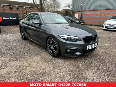 Begagnad BMW 218 M Sport 150 HK (110 kW) 2019 Grå Sportkupé