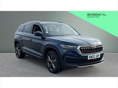 Used Skoda Kodiaq SE L 200 HP (147 kW) 2022 Blue SUV