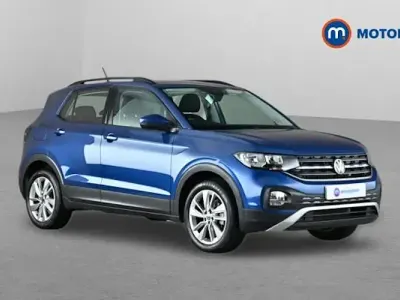 Used VW T-Cross SE 110 HP (80 kW) 2022 Blue SUV