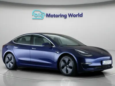 Used Tesla Model 3 Long Range AWD 366 kW (498 HP) 2020 Blue Sedan