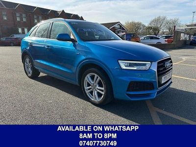 Used Audi Q3 S-Line 150 HP (110 kW) 2017 Blue SUV