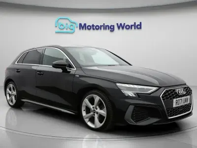 Used Audi A3 Sportback S-Line 110 HP (80 kW) 2021 Black Hatchback