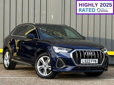 Used Audi Q3 S-Line 150 HP (110 kW) 2022 Blue SUV