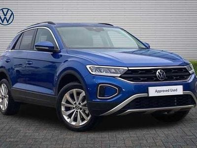 Used VW T-Roc Match 150 HP (110 kW) 2025 Ravenna blue SUV