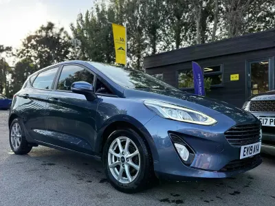 Used Ford Fiesta Zetec 2019 Blue Hatchback