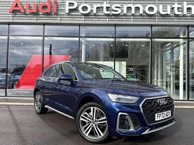 Used Audi Q5 S-Line 261 HP (191 kW) 2022 Blue SUV