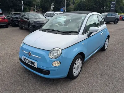 Used Fiat 500C S 69 HP (50 kW) 2013 Blue Cabriolet