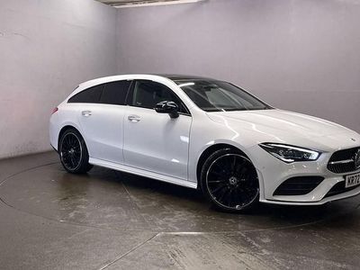 White Used 2022 Mercedes CLA220 Shooting Brake AMG line Estate | £25,999 (Fair price)