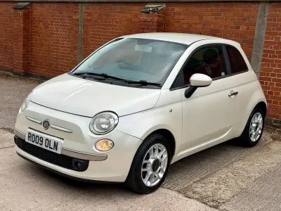 Used Fiat 500 Sport 100 HP (73 kW) 2009 White Cabriolet