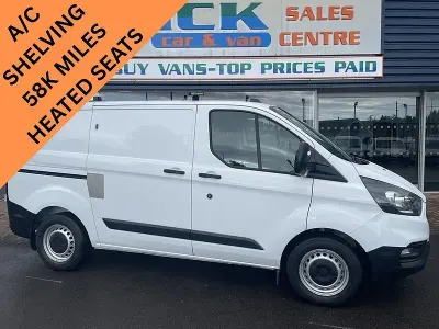 Used Ford Transit Custom S 104 HP (76 kW) 2021 White Van