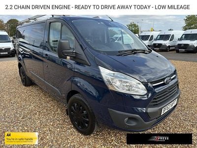 Blue Used 2013 Ford Transit Custom Trend Van | £7,950 (Fair price)