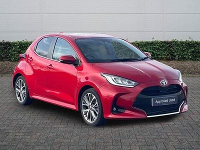 Used Toyota Yaris Hybrid 2022 Red Hatchback