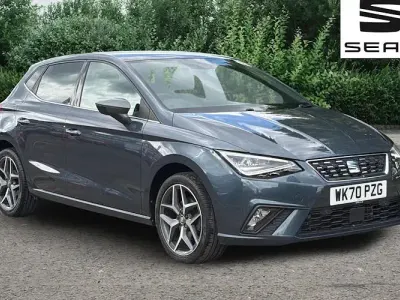 Używany Seat Ibiza XCELLENCE Lux 115 KM (84 kW) 2020 Szary Hatchback