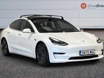 White Used 2020 Tesla Model 3 Standard Range Sedan | £15,850 (Fair price)
