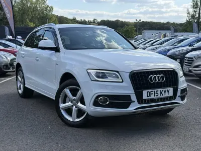 Used Audi Q5 S-Line 254 HP (186 kW) 2015 White SUV