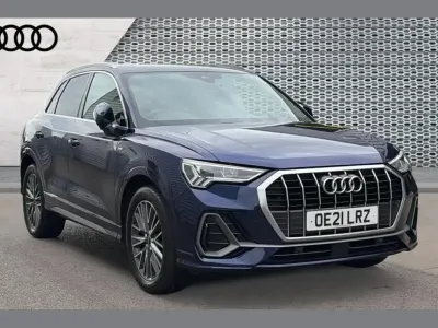 Used Audi Q3 S-Line 150 HP (110 kW) 2021 Blue SUV