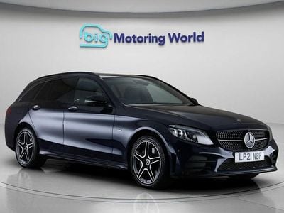 Used Mercedes C300 AMG line 245 HP (180 kW) 2021 Blue Estate